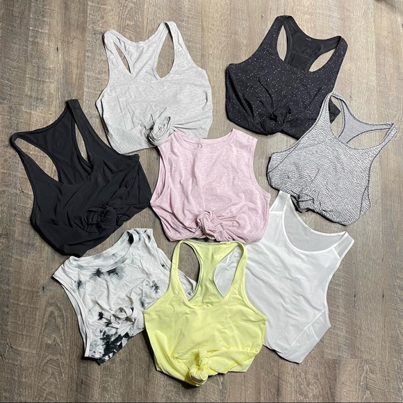 lululemon athletica Tops - lululemon Bundle of 8 Tank Tops Size 6 / 8